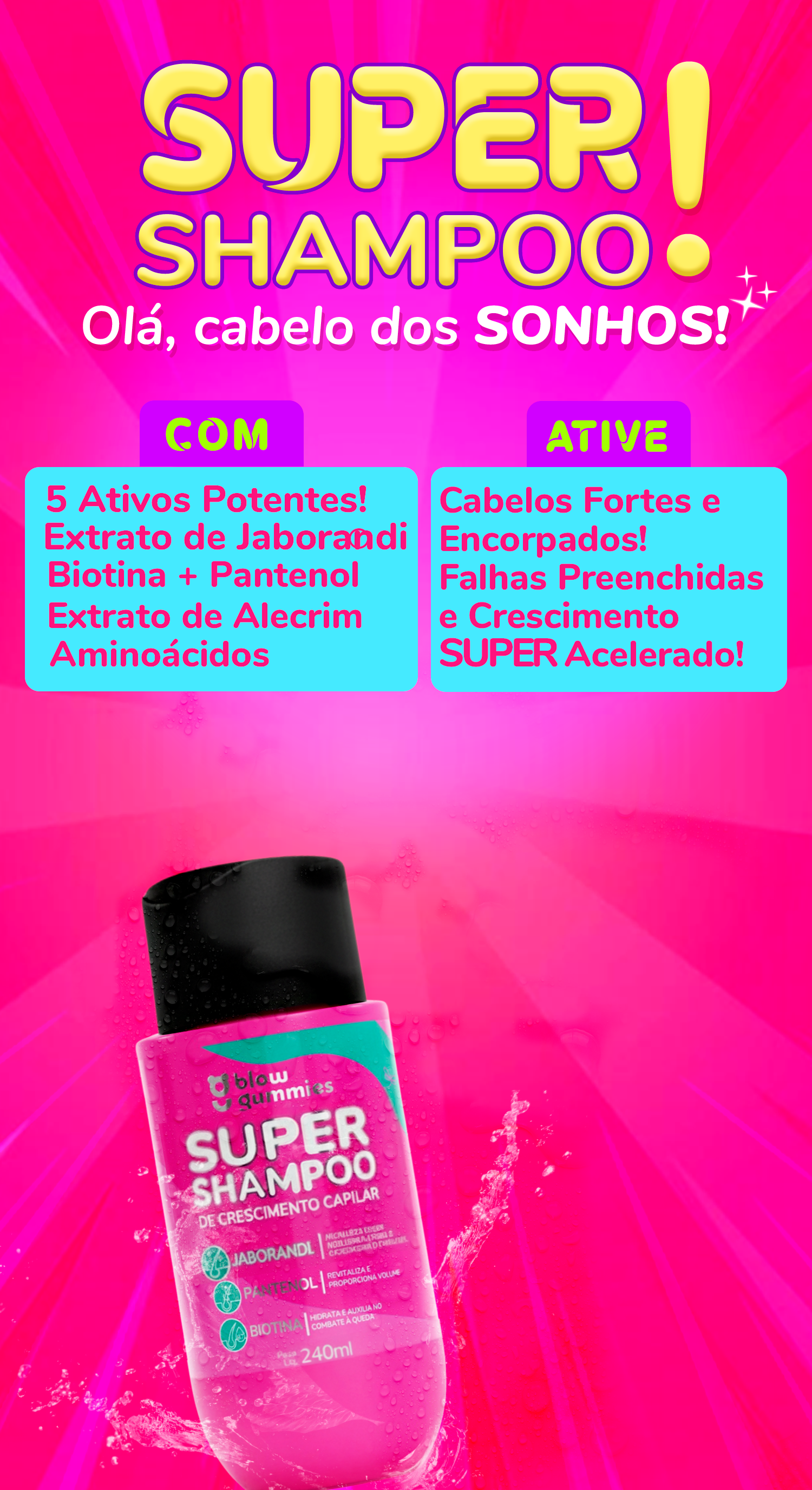 Super Shampoo Crescimento Capilar