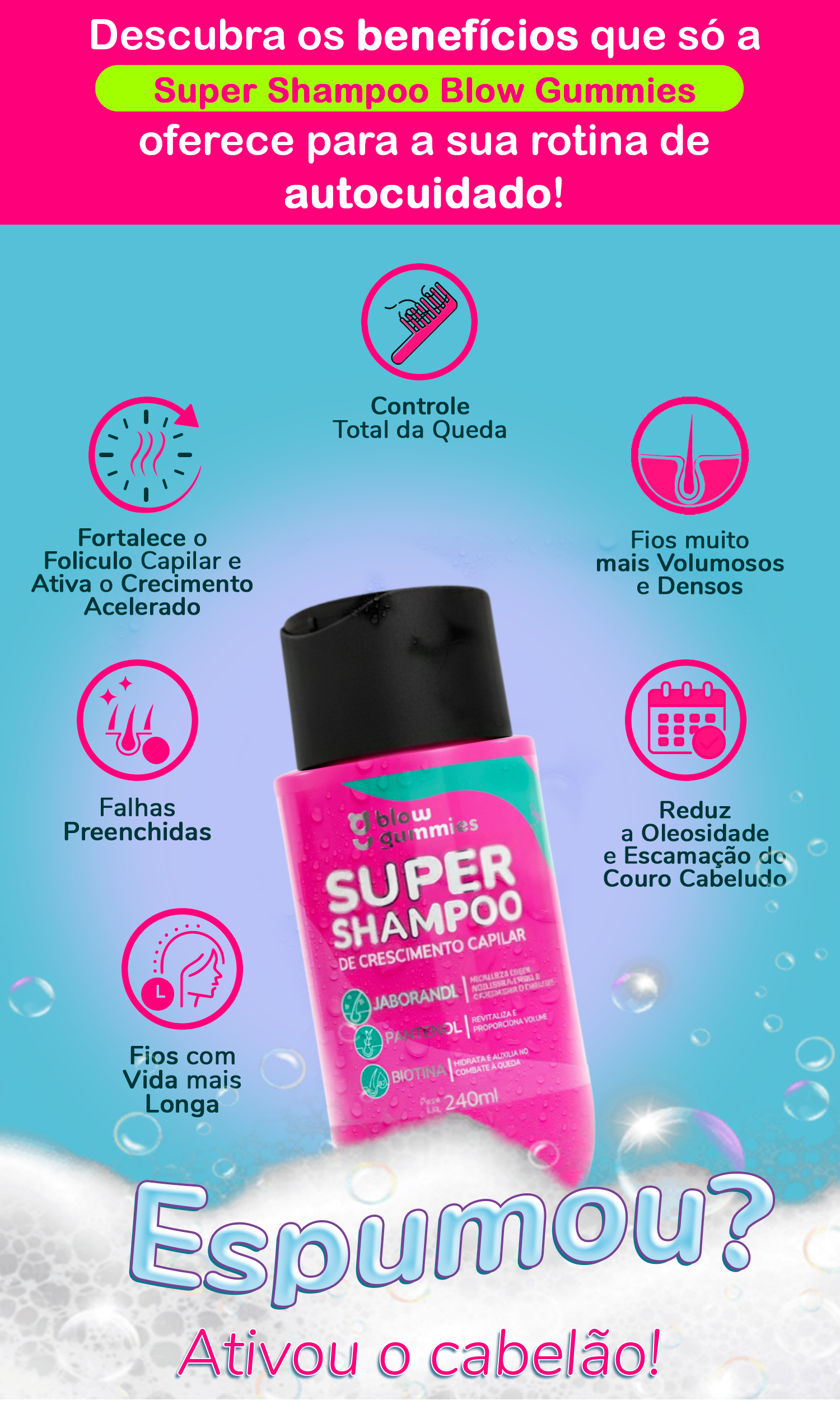 Super Shampoo Blow Gummies